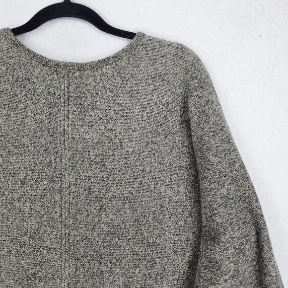 J Jill Dress Womens Large Petite Gray Black Vintage Cotton Sweater Maxi USA Made - Picture 12 of 12